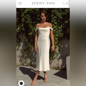 Jenny Yoo Evelyn Dress | Size 4 | Ivory | Wedding